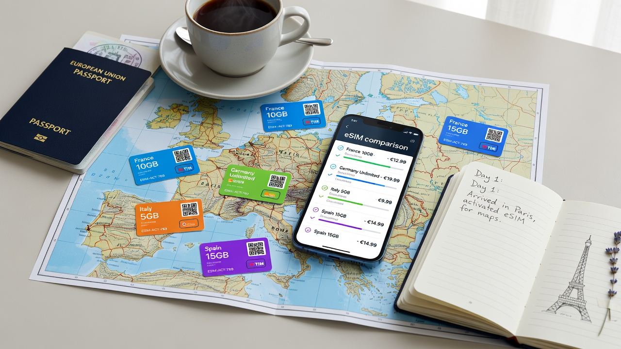 Europe eSIM comparison